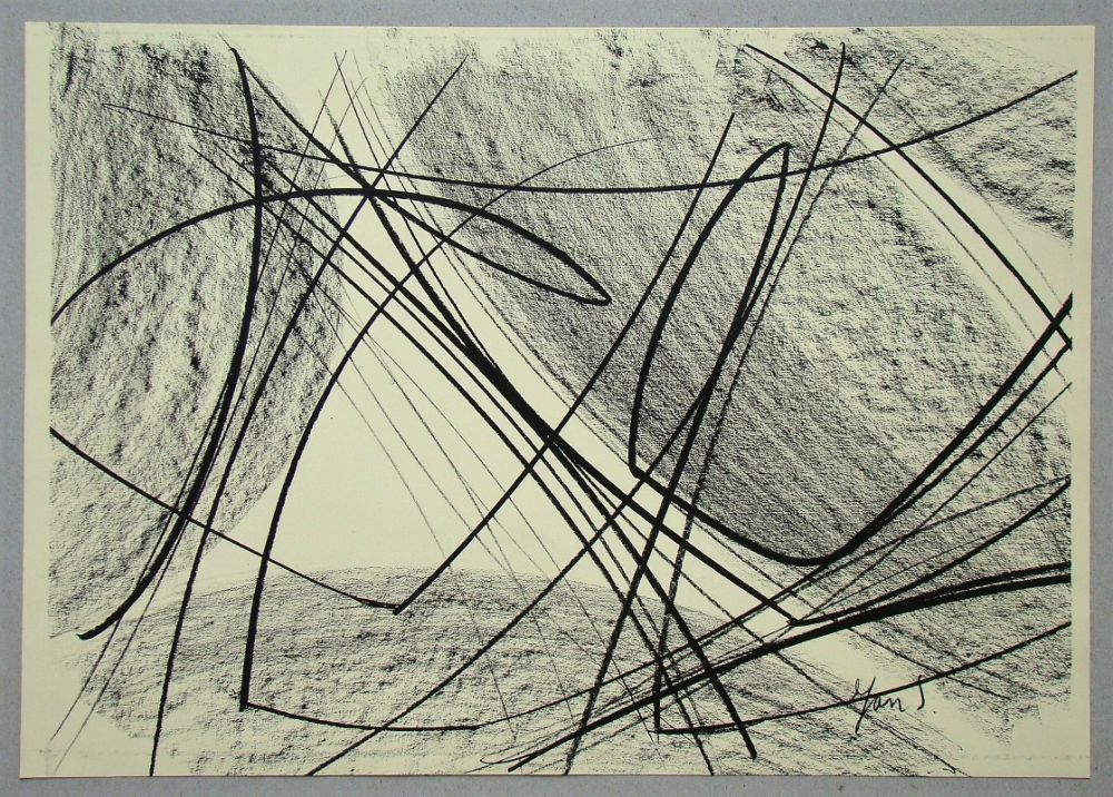 Litografía Saverys - Composition pour Art Abstrait