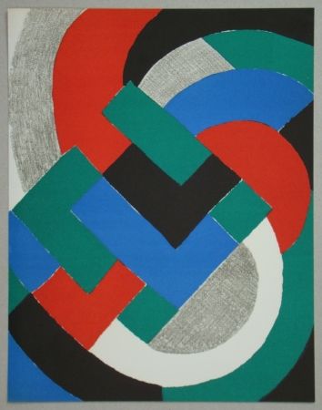 Litografía Delaunay - Composition pour XXe Siècle, 1969