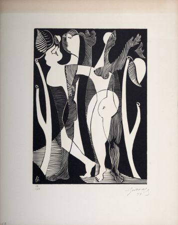 Grabado En Madera Survage - Composition surréaliste XXVII,1934