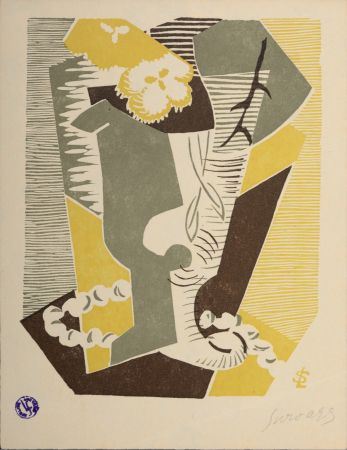 Grabado En Madera Survage - Composition surréaliste XXXIX, 1926