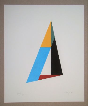 Litografía Chung - Composition Triangle