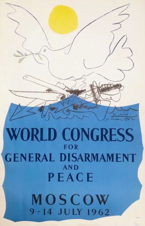 Litografía Picasso - Congrès pour la Paix