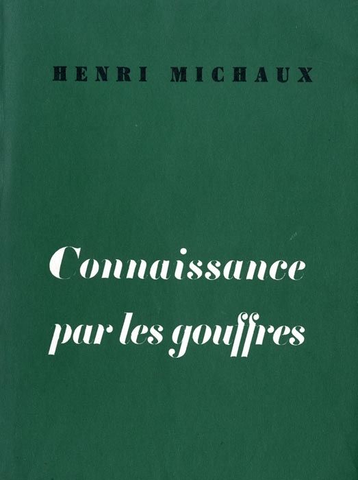 Libro Ilustrado Michaux - Connaissance par les gouffres