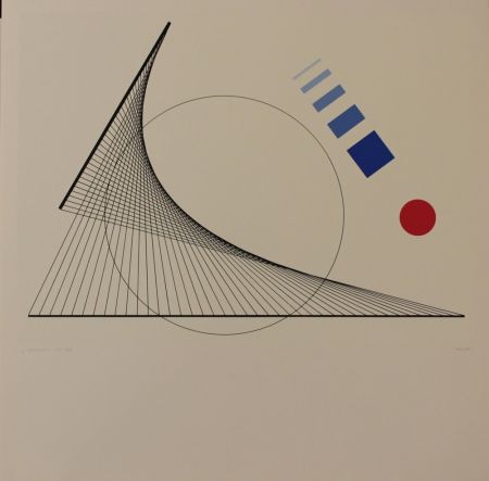 Litografía Veronesi - CONSTRUCTION - EXACTA FROM CONSTRUCTIVISM TO SYSTEMATIC ART 1918-1985