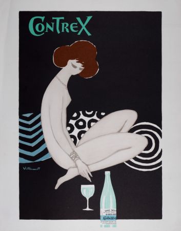 Litografía Villemot - Contrex, c. 1980