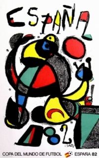 Cartel Miró - Copa del mundo 82