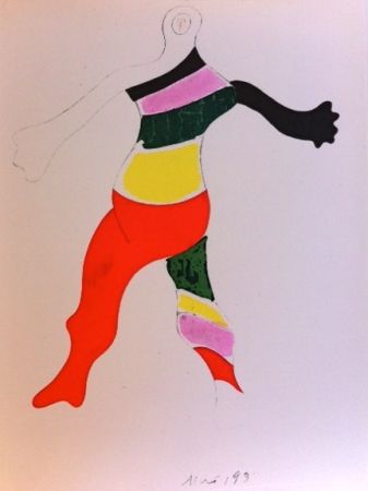 Grabado Miró (After) - Costume de la toupie