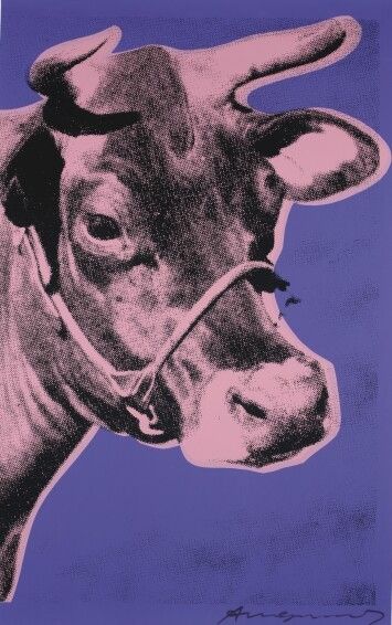 Serigrafía Warhol - Cow (FS II.12A)