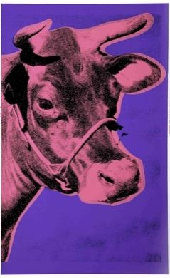 Serigrafía Warhol - Cow II