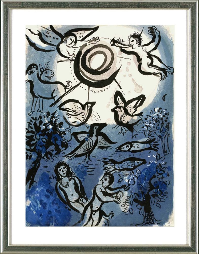 Litografía Chagall - Création (Schöpfung), 1960