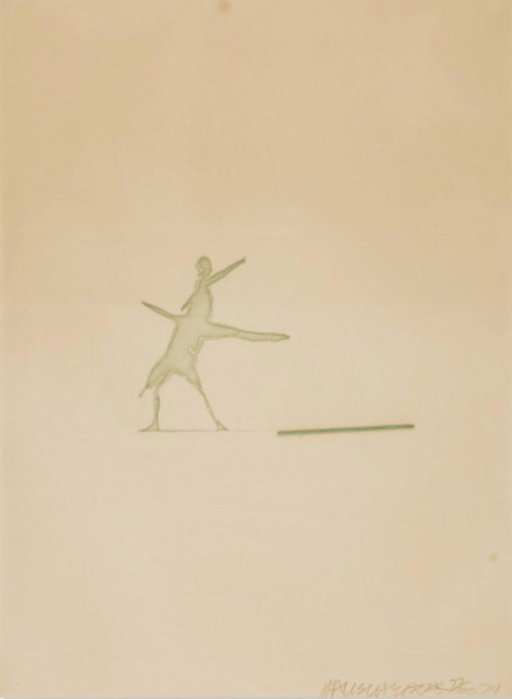 Múltiple Rauschenberg - Cunningham Relief (from the Merce Cunningham portfolio)