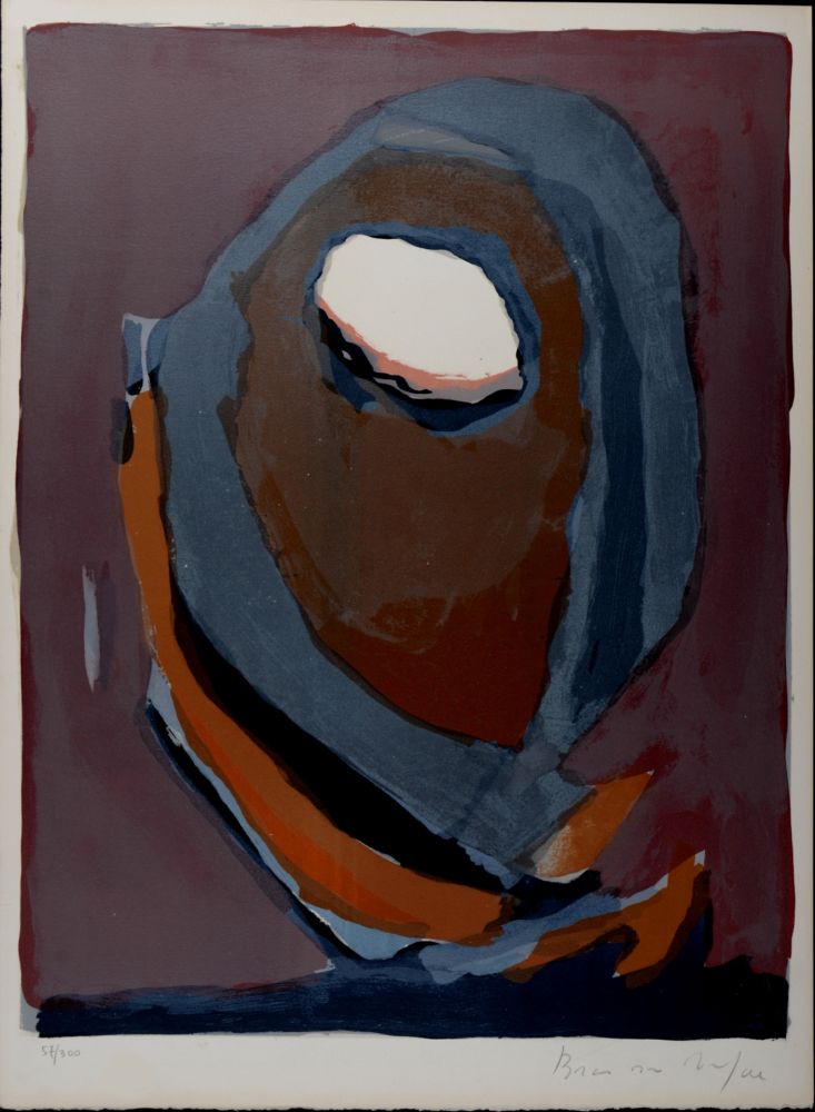 Litografía Van Velde - Cyclope, 1973 - Hand-signed