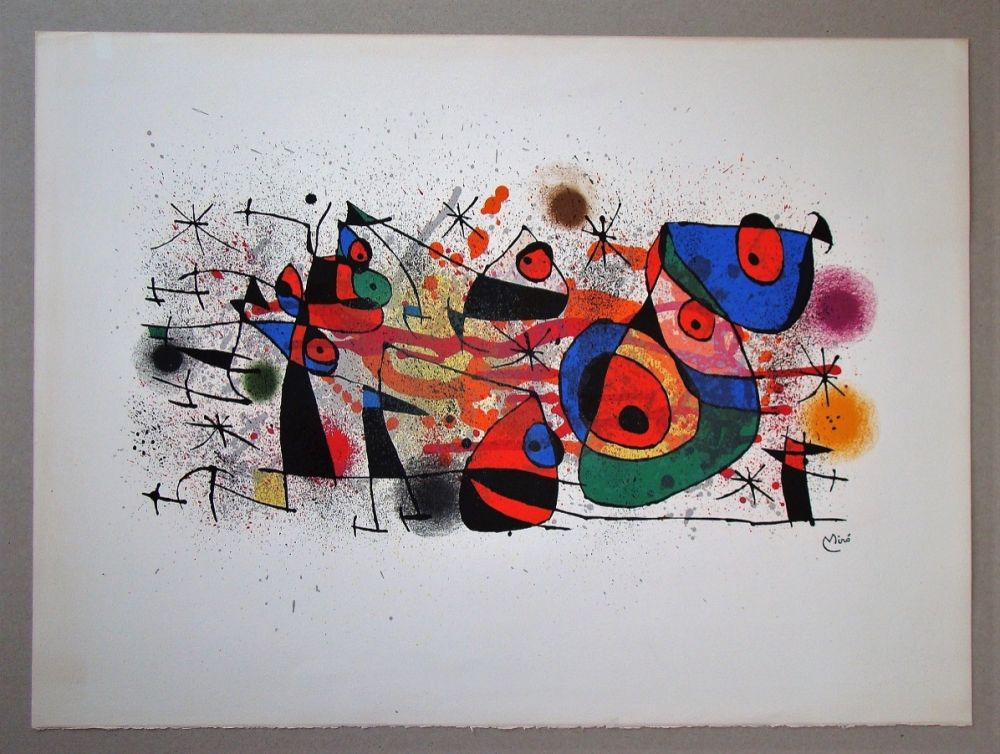 Litografía Miró - Céramiques