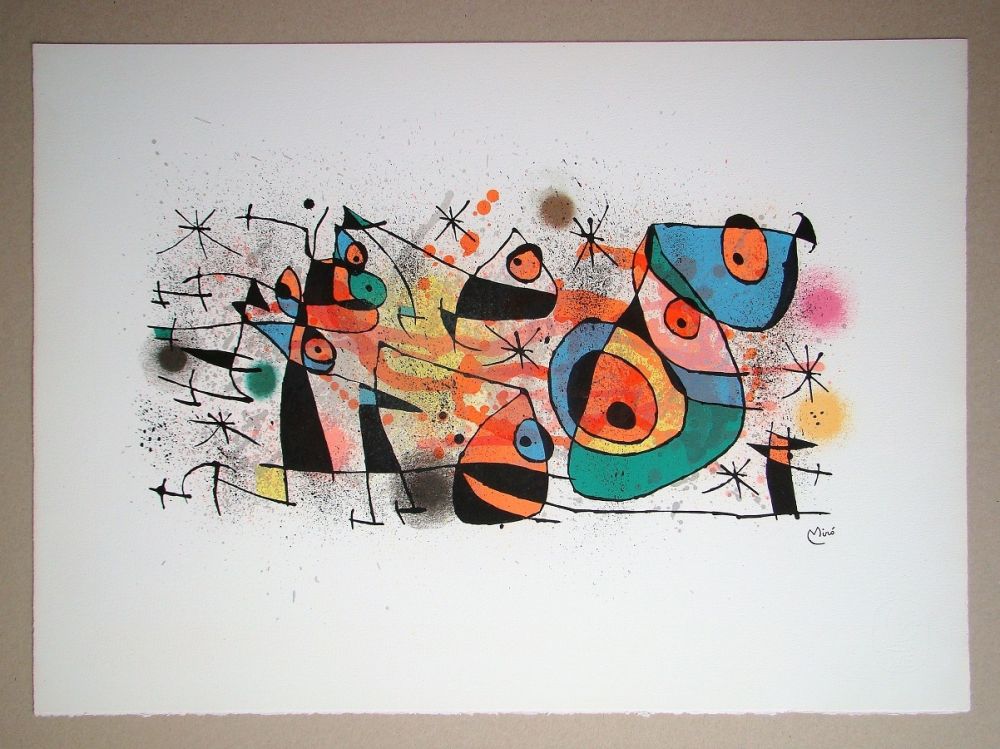 Litografía Miró - Céramiques