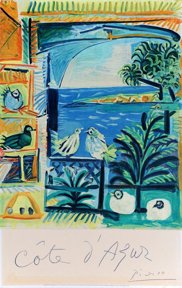Cartel Picasso - Côte d'Azur