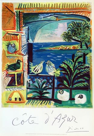 Litografía Picasso - Côte d'Azur