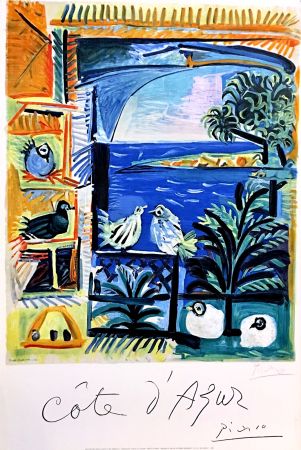 Litografía Picasso - Côte d'Azur (Ultra Rare Hand-signed)