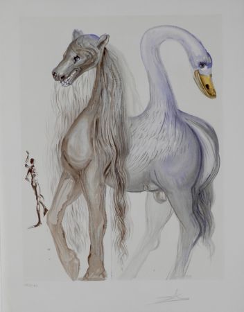 Litografía Dali - Dalinean Horses Horace's Chimera