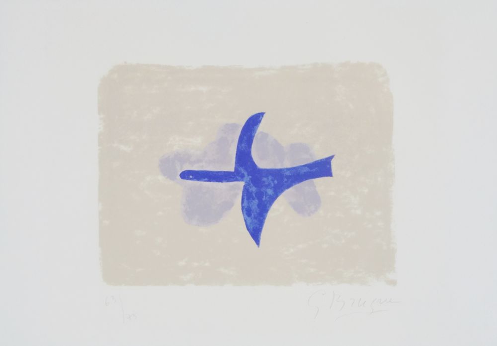 Litografía Braque - Dans le ciel