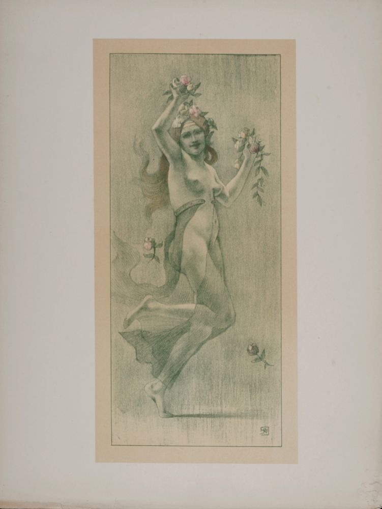 Litografía Rassenfosse - Danse, 1897
