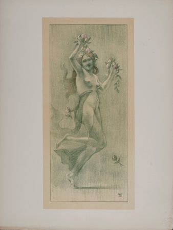 Litografía Rassenfosse - Danse, 1897