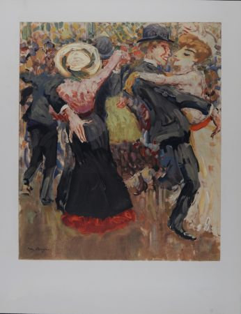 Litografía Van Dongen - Danse au Moulin de la Galette, 1972