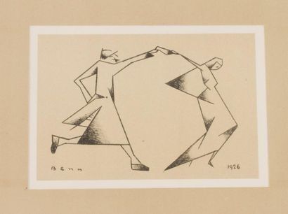 Litografía Rabinowicz - Danses et mouvements. 12 lithographies originales.
