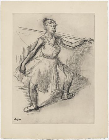 Aguafuerte Degas - Danseuse (étude, vers 1878)