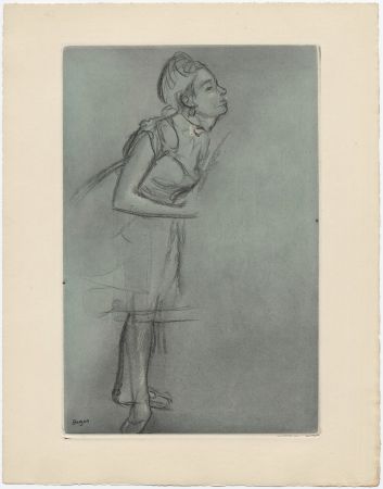 Aguafuerte Y Aguatinta Degas - Danseuse (étude, vers 1878)