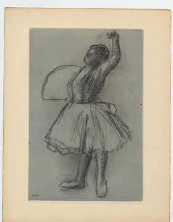 Aguafuerte Y Aguatinta Degas - Danseuse (étude, vers 1890)