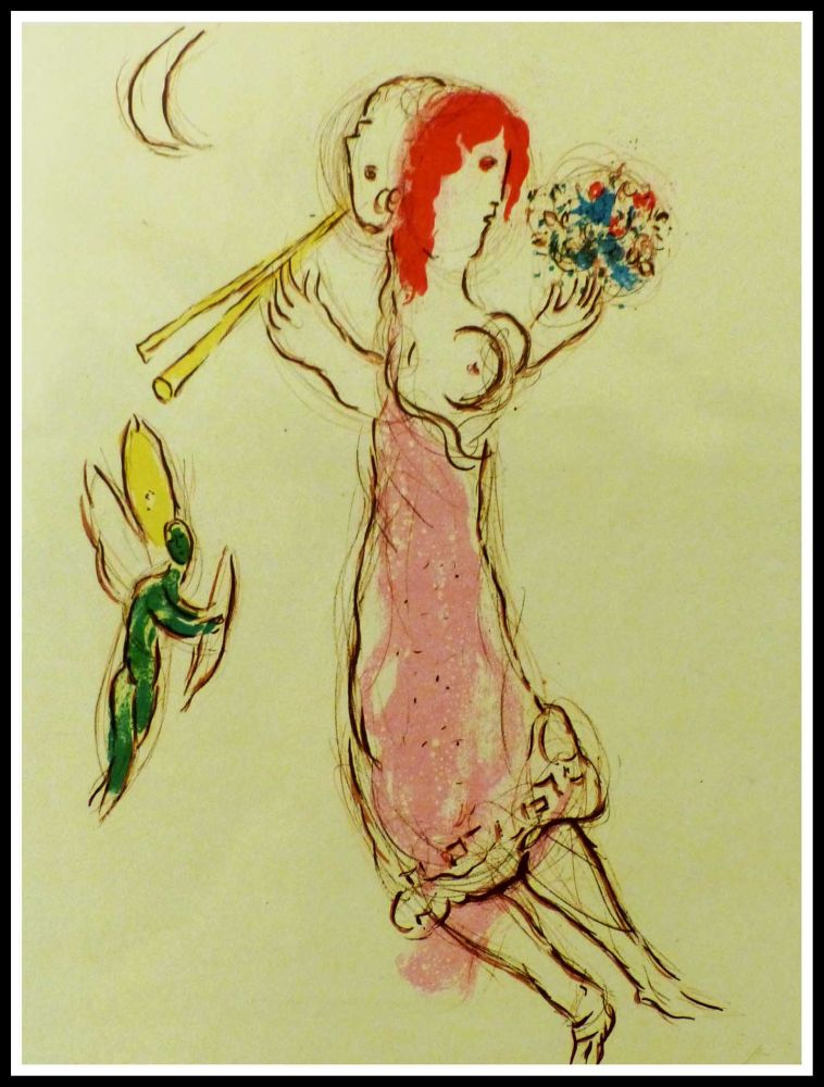 Litografía Chagall - DAPHNIS & CHLOE