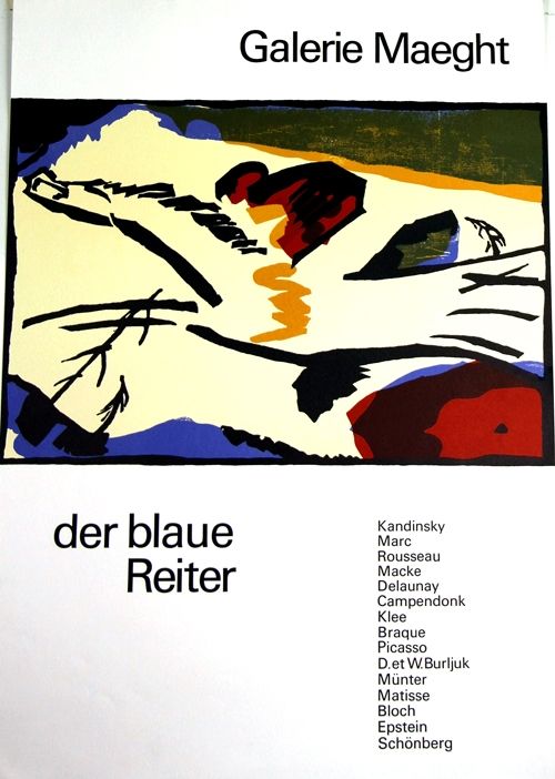 Litografía Kandinsky - De Blaue Reiter
