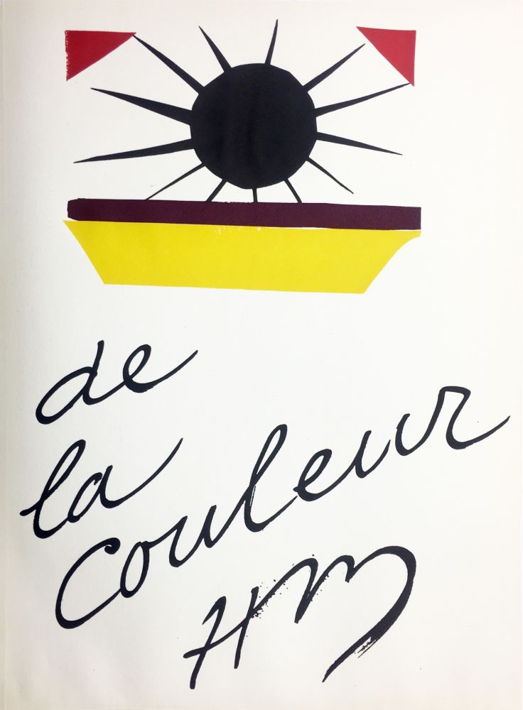 Litografía Matisse - DE LA COULEUR  (Pour la revue Verve n°13, 1945)