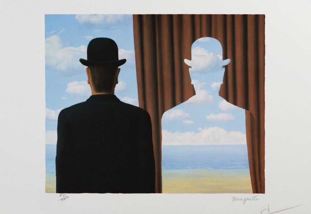 Litografía Magritte - Decalcomanie