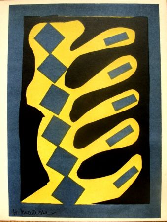 Litografía Matisse - Decoupages pour le XXe  Siecle