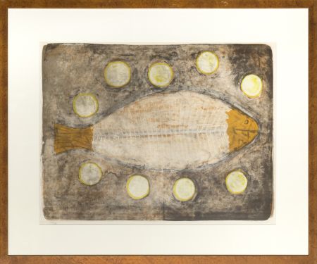 Litografía Tamayo - Demi Poisson (Half Fish)