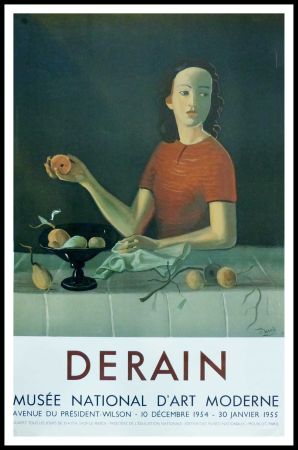 Cartel Derain - DERAIN - EXPOSITION MUSÉE NATIONALE D'ART MORDERNE