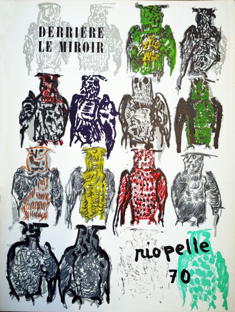 Libro Ilustrado Riopelle - Derriere le Miroir n. 185