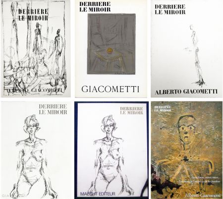 Libro Ilustrado Giacometti - DERRIÈRE LE MIROIR. COLLECTION COMPLÈTE DES NUMÉROS CONSACRÉS À A. GIACOMETTI (1951-1979)