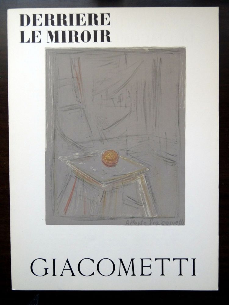 Libro Ilustrado Giacometti - DERRIÈRE LE MIROIR N°65