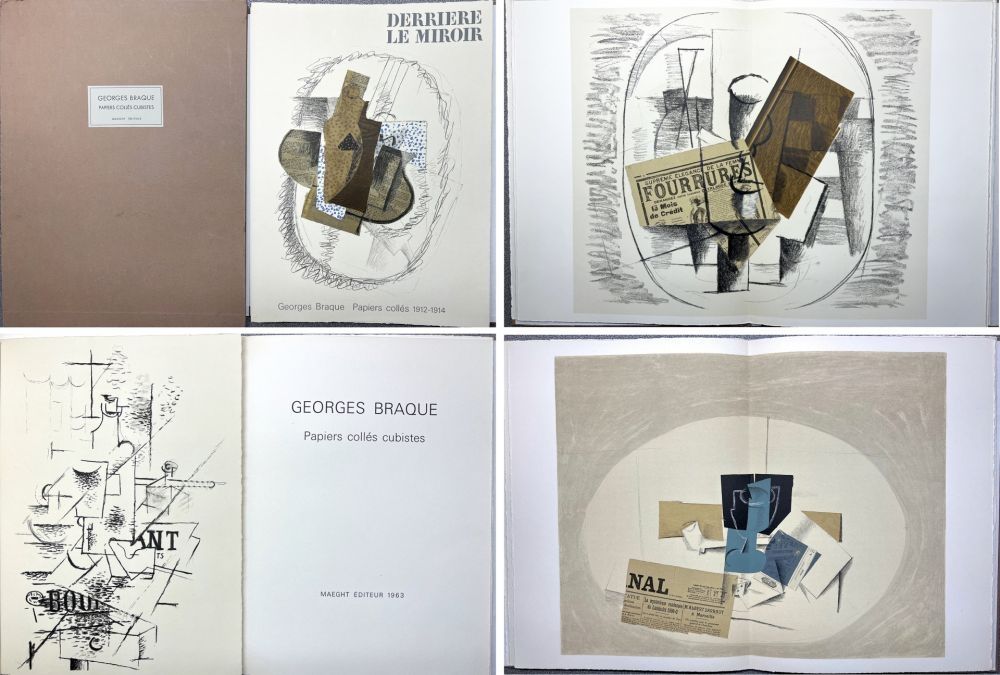 Libro Ilustrado Braque - DERRIÈRE LE MIROIR n° 138. GEORGES BRAQUE 
