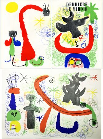Litografía Miró - DERRIÈRE LE MIROIR n° 29-30 - MIRO - Mai 1950.