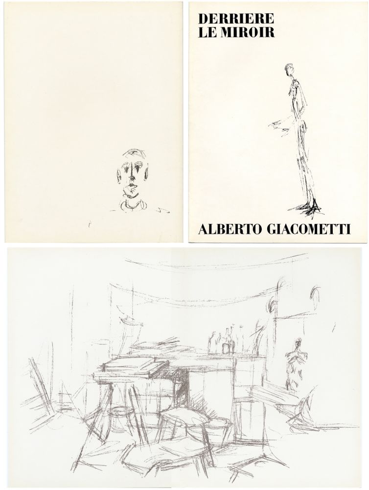 Libro Ilustrado Giacometti - DERRIÈRE LE MIROIR N° 98. L' ATELIER D' ALBERTO GIACOMETTI (Jean Genet). Juin 1957.