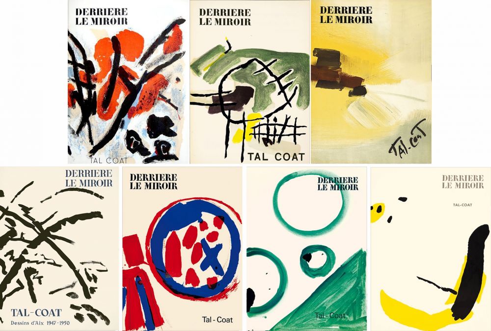 Libro Ilustrado Tal Coat - DERRIÈRE LE MIROIR. TAL COAT. Collection complète des 7 volumes de la revue consacrés à PIERRE TAL-COAT (de 1954 à 1972).