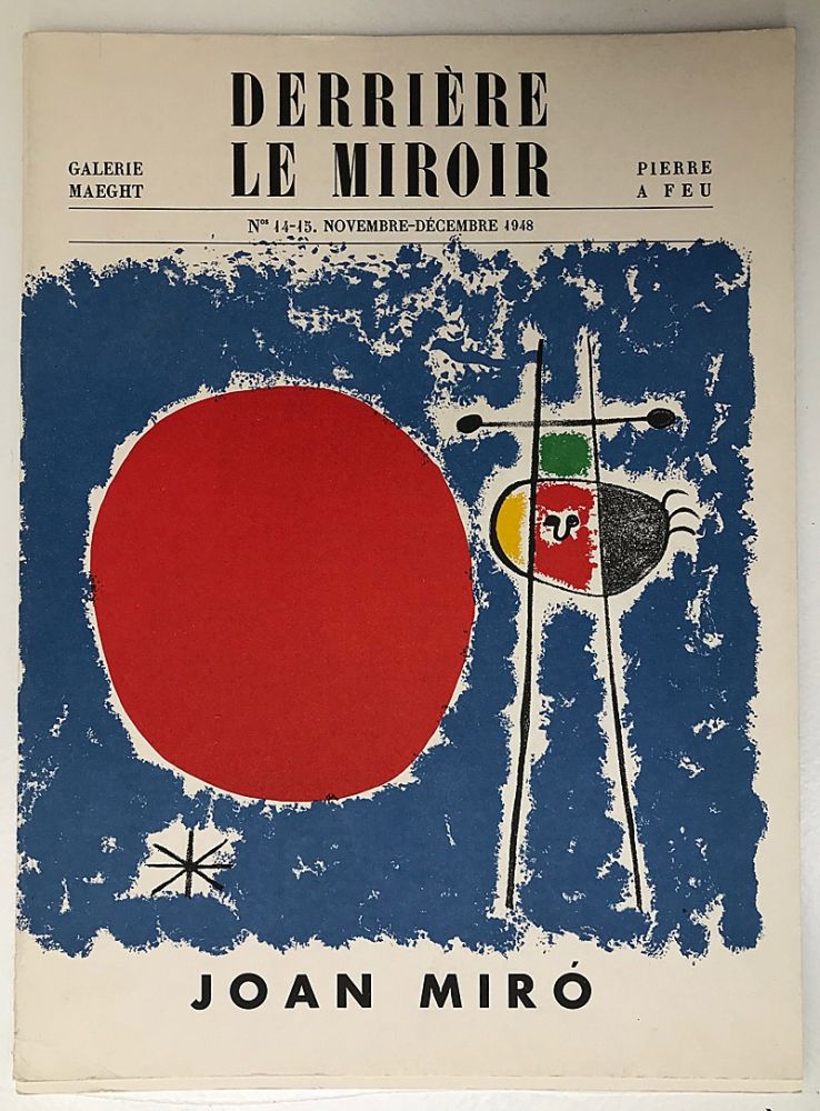 Libro Ilustrado Miró - Derrière le Miroir 14-15, Novembre 1948