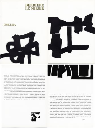 Libro Ilustrado Chillida - Derrière le Miroir n° 143 . CHILLIDA . Avril 1964.