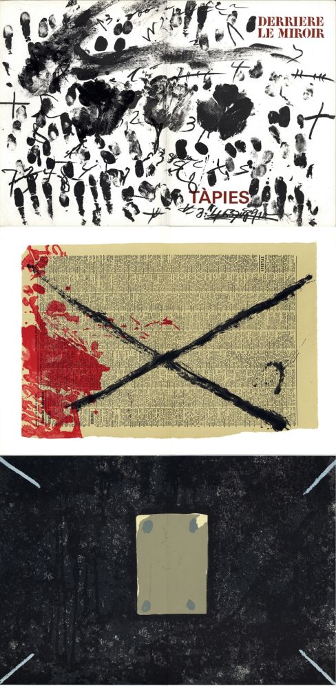 Libro Ilustrado Tàpies - Derrière le Miroir n° 175 . TÀPIES: 