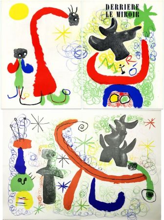 Libro Ilustrado Miró - Derrière Le Miroir n° 29-30 - MIRÓ. 2 LITHOGRAPHIES ORIGINALES (Mai 1950)