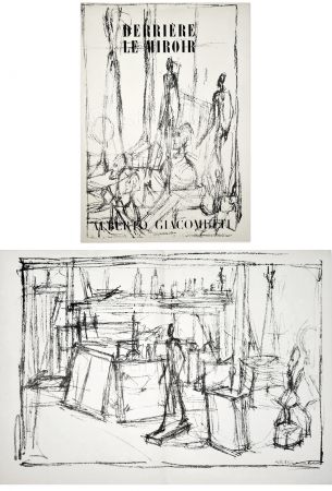 Libro Ilustrado Giacometti - Derrière le Miroir n° 39-40 . GIACOMETTI. Juin 1951.