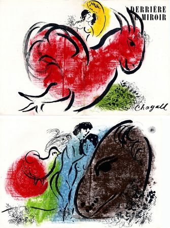 Libro Ilustrado Chagall - Derrière le Miroir n° 44-45. CHAGALL. Mars 1952.